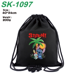 Lilo & Stitch Anime Coloring Book Drawstring Backpack 40X34cm 200g