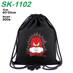 Sonic The Hedgehog Anime Coloring Book Drawstring Backpack 40X34cm 200g