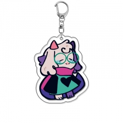 Triangular Rune Anime Acrylic Keychain Charm price for 5 pcs