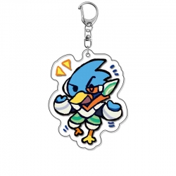 Triangular Rune Anime Acrylic Keychain Charm price for 5 pcs