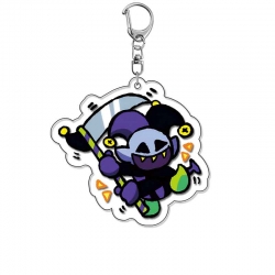 Triangular Rune Anime Acrylic Keychain Charm price for 5 pcs