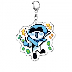 Triangular Rune Anime Acrylic Keychain Charm price for 5 pcs