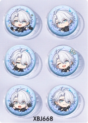 Honkai: Star Rail Anime peripheral pill bar badge 25mm a set of 6 price for 5 sets 