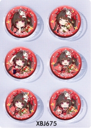 Honkai: Star Rail Anime peripheral pill bar badge 25mm a set of 6 price for 5 sets 