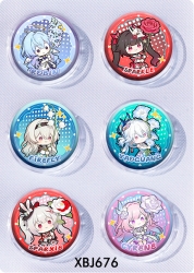 Honkai: Star Rail Anime peripheral pill bar badge 25mm a set of 6 price for 5 sets 