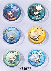 Honkai: Star Rail Anime peripheral pill bar badge 25mm a set of 6 price for 5 sets 