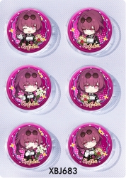 Honkai: Star Rail Anime peripheral pill bar badge 25mm a set of 6 price for 5 sets 