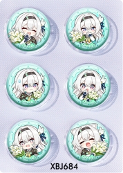 Honkai: Star Rail Anime peripheral pill bar badge 25mm a set of 6 price for 5 sets 