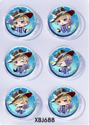 Honkai: Star Rail Anime peripheral pill bar badge 25mm a set of 6 price for 5 sets 