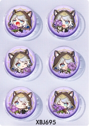 Honkai: Star Rail Anime peripheral pill bar badge 25mm a set of 6 price for 5 sets 