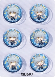 Honkai: Star Rail Anime peripheral pill bar badge 25mm a set of 6 price for 5 sets 