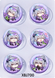 Honkai: Star Rail Anime peripheral pill bar badge 25mm a set of 6 price for 5 sets 