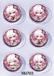 Honkai: Star Rail Anime peripheral pill bar badge 25mm a set of 6 price for 5 sets 
