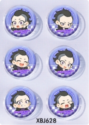 Demon Slayer Kimets Anime peripheral pill bar badge 25mm a set of 6 price for 5 sets