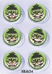Demon Slayer Kimets Anime peripheral pill bar badge 25mm a set of 6 price for 5 sets