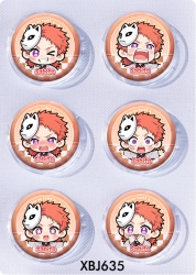 Demon Slayer Kimets Anime peripheral pill bar badge 25mm a set of 6 price for 5 sets
