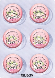 Demon Slayer Kimets Anime peripheral pill bar badge 25mm a set of 6 price for 5 sets