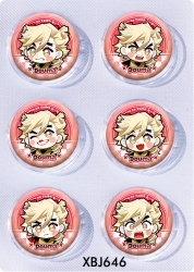 Demon Slayer Kimets Anime peripheral pill bar badge 25mm a set of 6 price for 5 sets