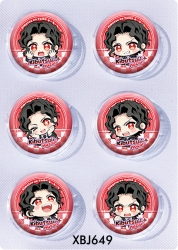 Demon Slayer Kimets Anime peripheral pill bar badge 25mm a set of 6 price for 5 sets
