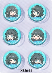 Demon Slayer Kimets Anime peripheral pill bar badge 25mm a set of 6 price for 5 sets