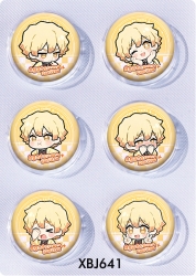 Demon Slayer Kimets Anime peripheral pill bar badge 25mm a set of 6 price for 5 sets