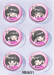 Demon Slayer Kimets Anime peripheral pill bar badge 25mm a set of 6 price for 5 sets
