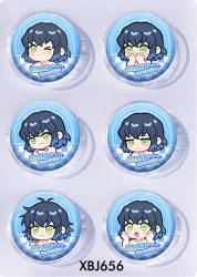 Demon Slayer Kimets Anime peripheral pill bar badge 25mm a set of 6 price for 5 sets
