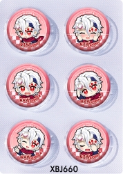 Demon Slayer Kimets Anime peripheral pill bar badge 25mm a set of 6 price for 5 sets