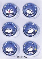 Jujutsu Kaisen  Anime peripheral pill bar badge 25mm a set of 6 price for 5 sets 