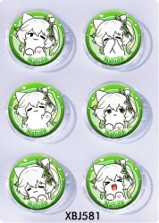 Genshin Impact Anime peripheral pill bar badge 25mm a set of 6 price for 5 sets 