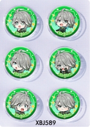 Genshin Impact Anime peripheral pill bar badge 25mm a set of 6 price for 5 sets 