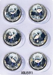 Genshin Impact Anime peripheral pill bar badge 25mm a set of 6 price for 5 sets 