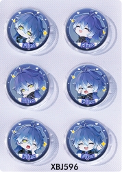 Genshin Impact Anime peripheral pill bar badge 25mm a set of 6 price for 5 sets 