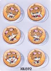 Genshin Impact Anime peripheral pill bar badge 25mm a set of 6 price for 5 sets 