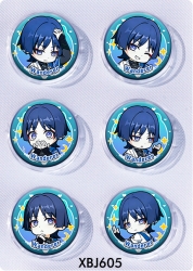 Genshin Impact Anime peripheral pill bar badge 25mm a set of 6 price for 5 sets 