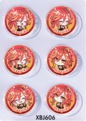 Genshin Impact Anime peripheral pill bar badge 25mm a set of 6 price for 5 sets 