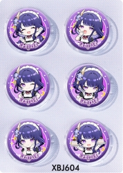 Genshin Impact Anime peripheral pill bar badge 25mm a set of 6 price for 5 sets 
