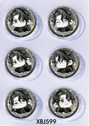 Genshin Impact Anime peripheral pill bar badge 25mm a set of 6 price for 5 sets 