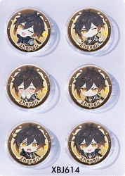 Genshin Impact Anime peripheral pill bar badge 25mm a set of 6 price for 5 sets 