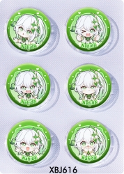 Genshin Impact Anime peripheral pill bar badge 25mm a set of 6 price for 5 sets 