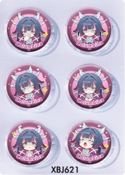 Genshin Impact Anime peripheral pill bar badge 25mm a set of 6 price for 5 sets 