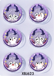 Genshin Impact Anime peripheral pill bar badge 25mm a set of 6 price for 5 sets 