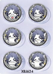 Genshin Impact Anime peripheral pill bar badge 25mm a set of 6 price for 5 sets 