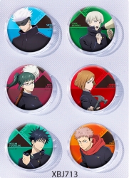Jujutsu Kaisen  Anime peripheral pill bar badge 25mm a set of 6 price for 5 sets 