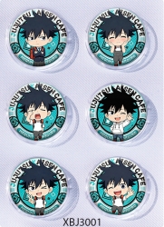 Jujutsu Kaisen  Anime peripheral pill bar badge 25mm a set of 6 price for 5 sets 