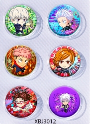Jujutsu Kaisen  Anime peripheral pill bar badge 25mm a set of 6 price for 5 sets 