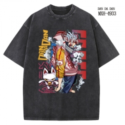 DANDADAN Anime peripheral pure cotton washed and worn T-shirt from S to 2XL