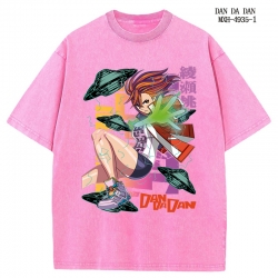DANDADAN Anime peripheral pure cotton washed and worn T-shirt from S to 2XL