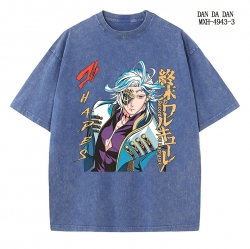 DANDADAN Anime peripheral pure cotton washed and worn T-shirt from S to 2XL