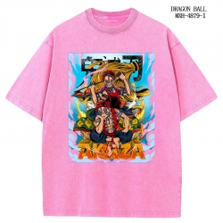 Demon Slayer Kimets Anime peripheral pure cotton washed and worn T-shirt from S to 2XL